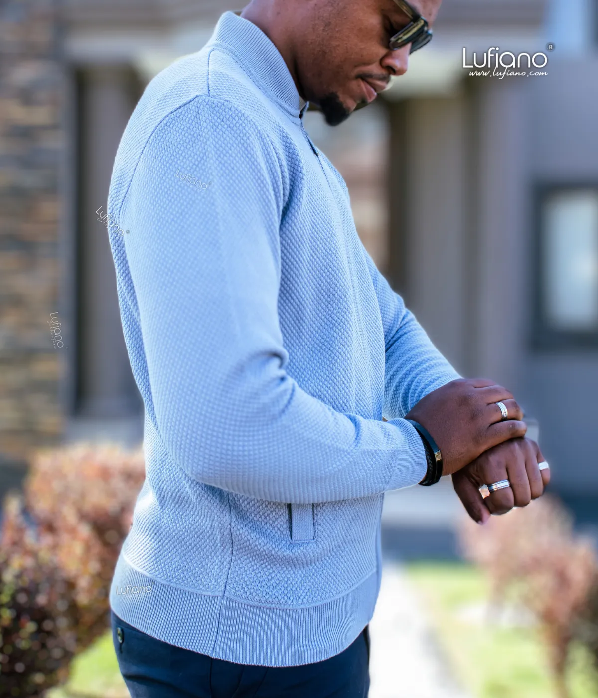 24473 BOSMENTI Long Sleeve Jersey : Gri-Mavi