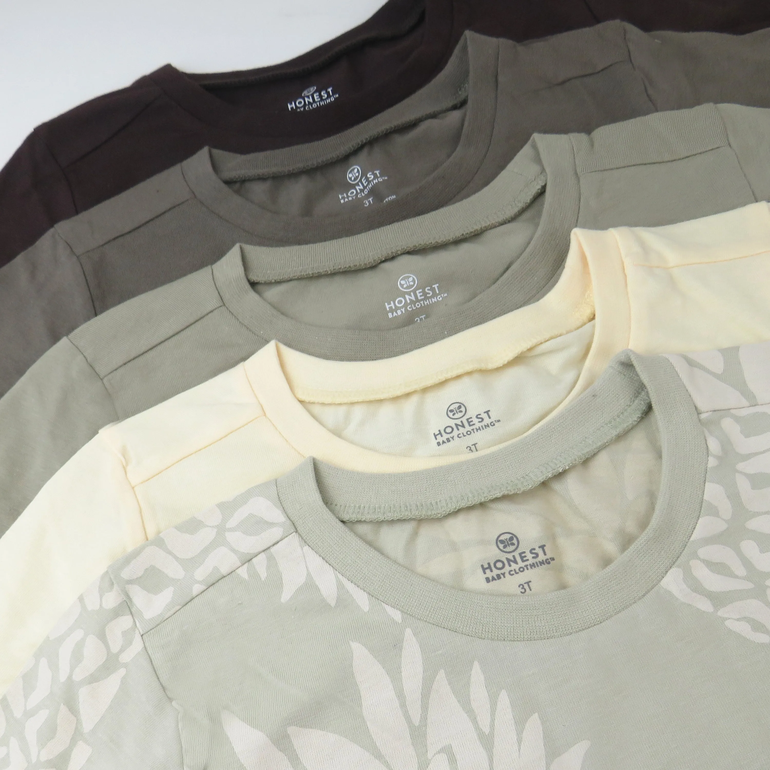 5-Pack Organic Cotton Short Sleeve T-Shirts