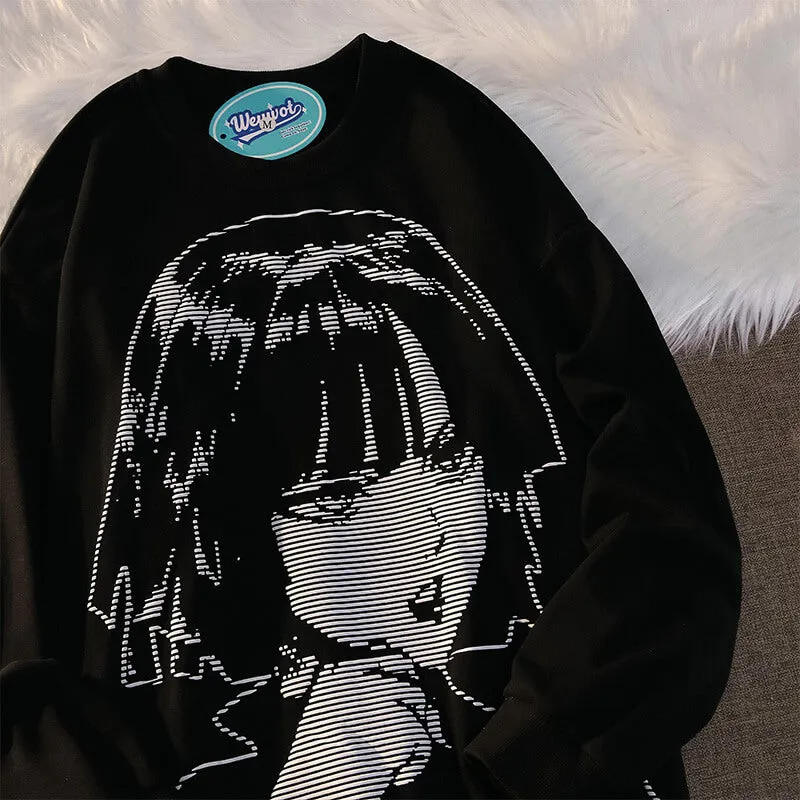 Animecore Aesthetic EGirl Long Sleeve Shirt