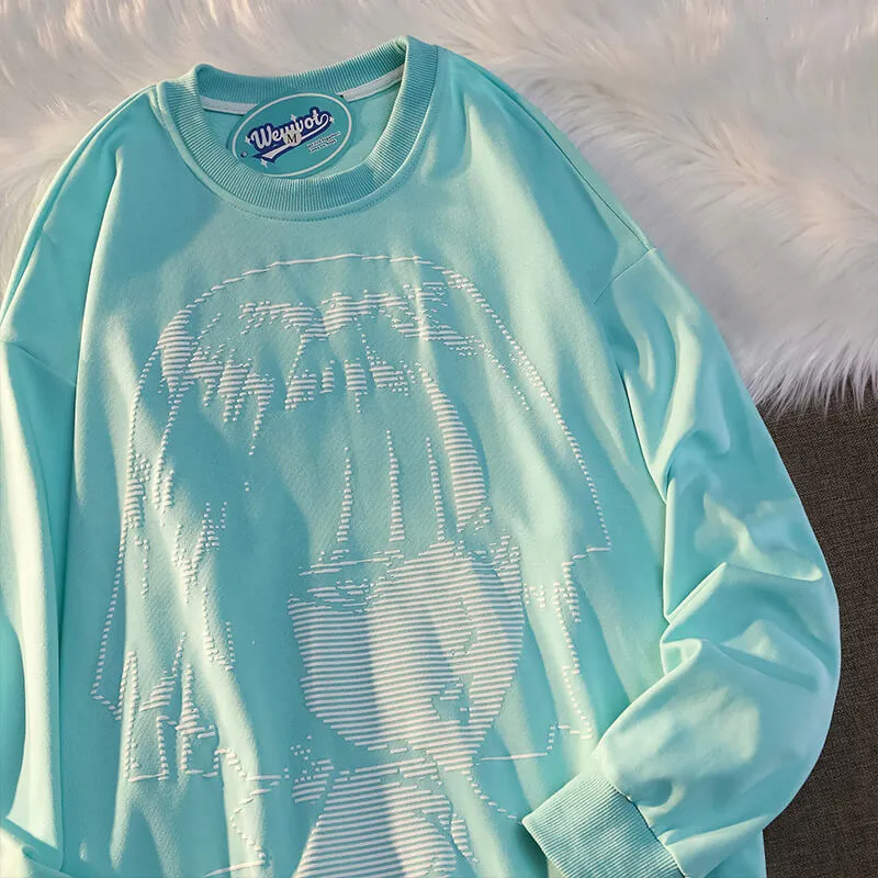 Animecore Aesthetic EGirl Long Sleeve Shirt