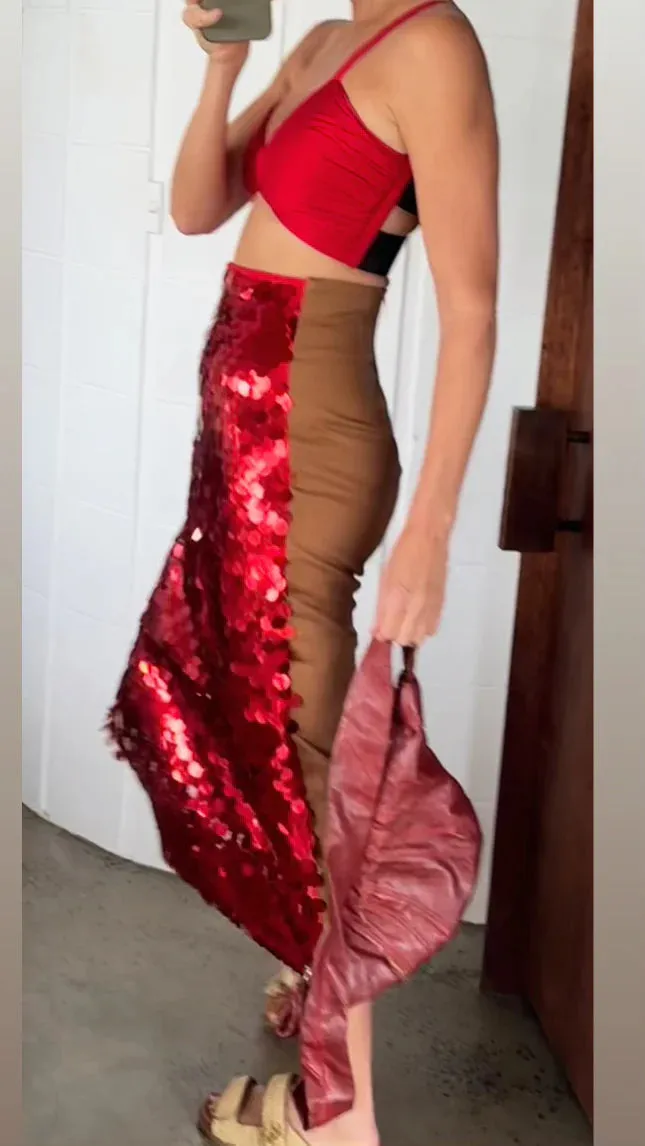 Artclub Capucine Skirt Red