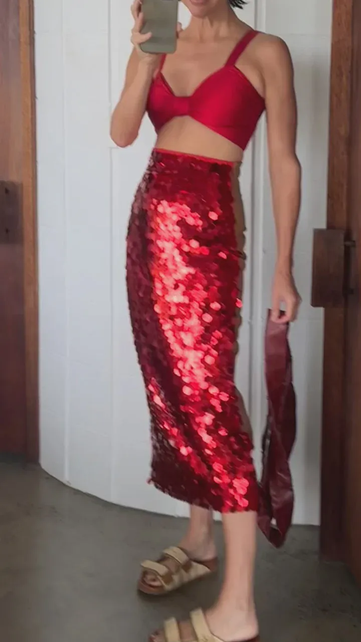 Artclub Capucine Skirt Red