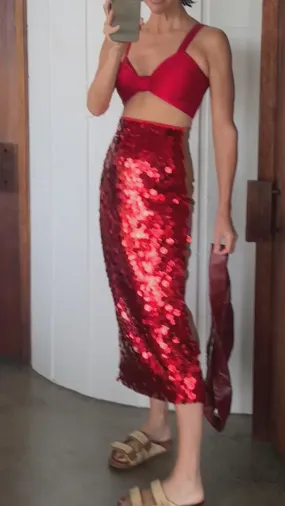 Artclub Capucine Skirt Red