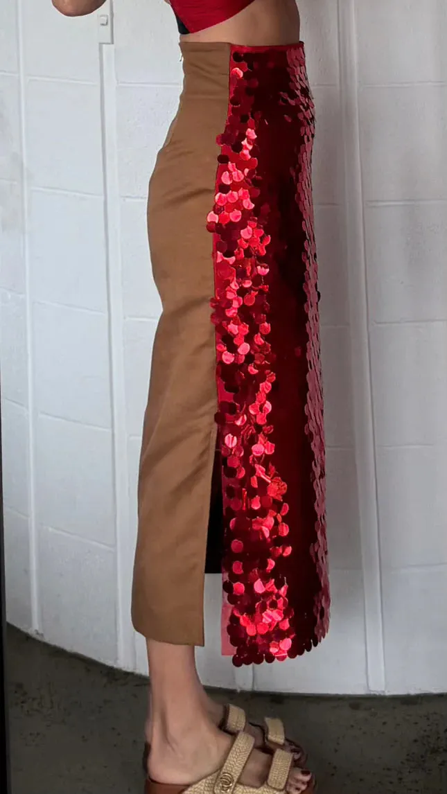 Artclub Capucine Skirt Red