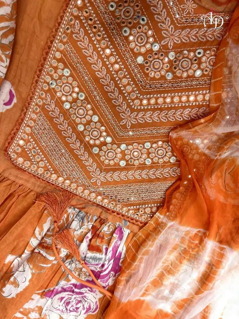 Beautiful Designer Nyra Cut Cotton Suit