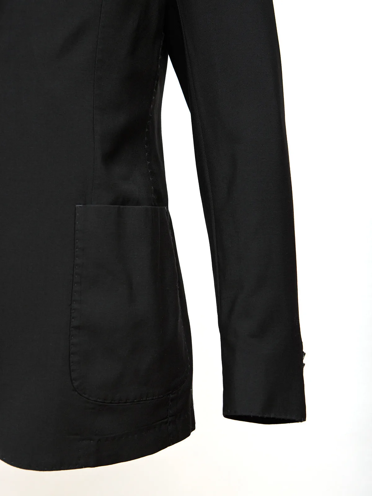 Black Wool Mohair Suit