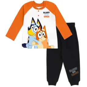 Bluey Henley T-Shirt and French Terry Pants