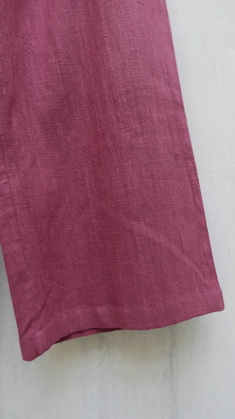 Canna Pleated Waist Straight Pants