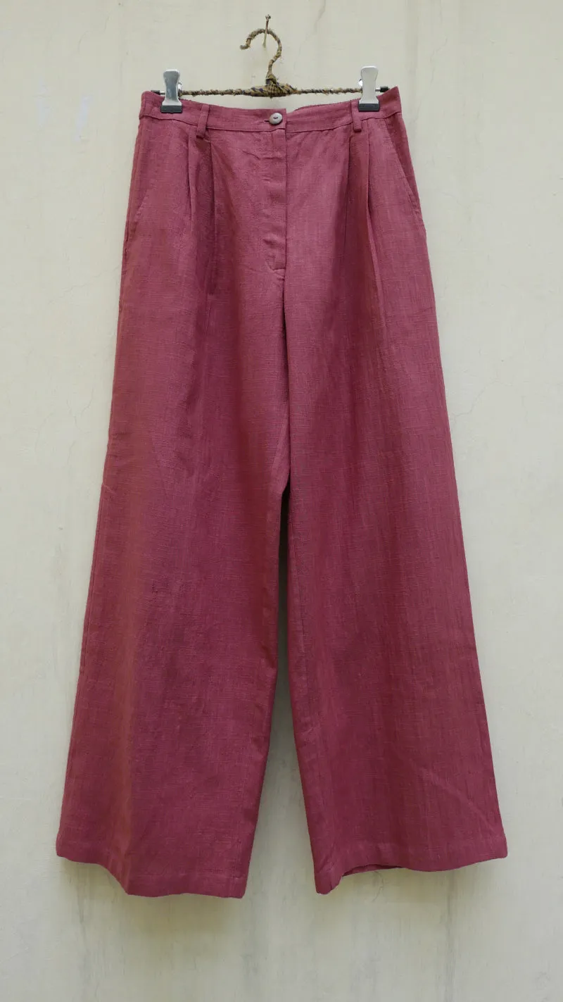 Canna Pleated Waist Straight Pants
