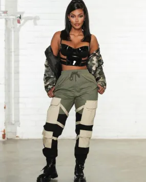 Casual Trousers Pocket Long Cargo Pants