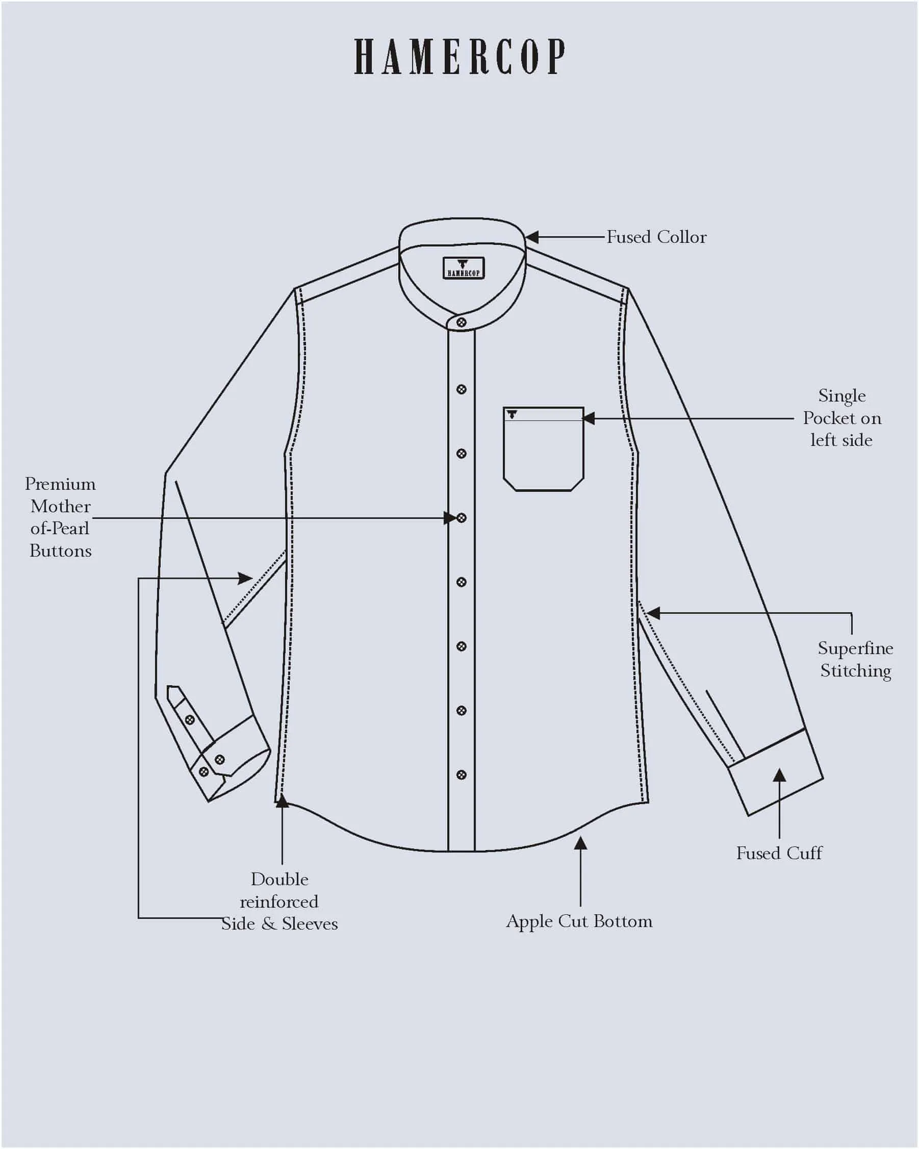 Clinton Gray Solid Linen Cotton Shirt
