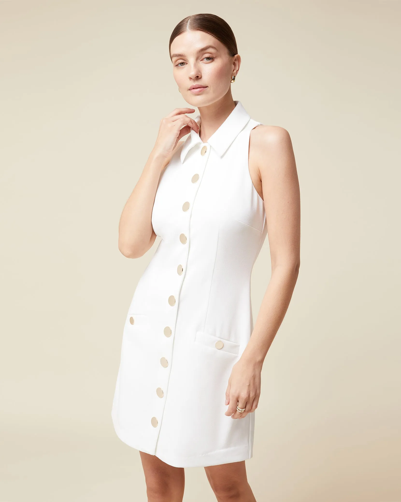 Collared Mini Dress