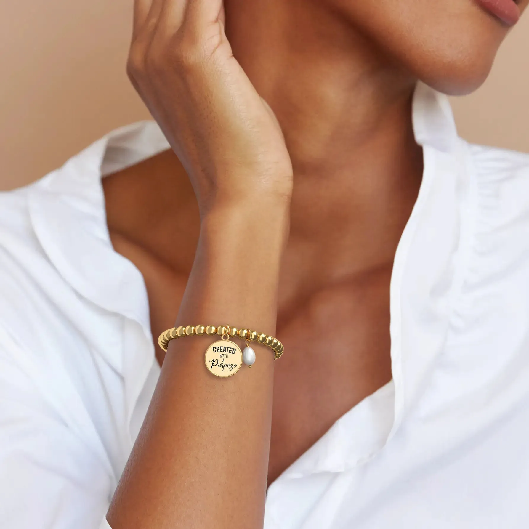 Created With Purpose - Beaded Bracelet