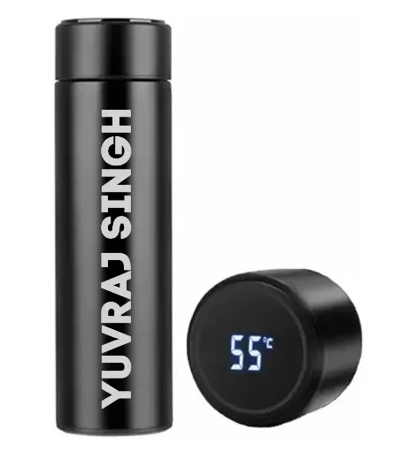 Custom Thermos Flask for Tea Coffee Travel Hot and Cold Drinks With Temperature Display