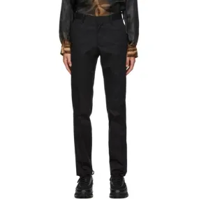 Ermenegildo Zegna Black Casual Trousers