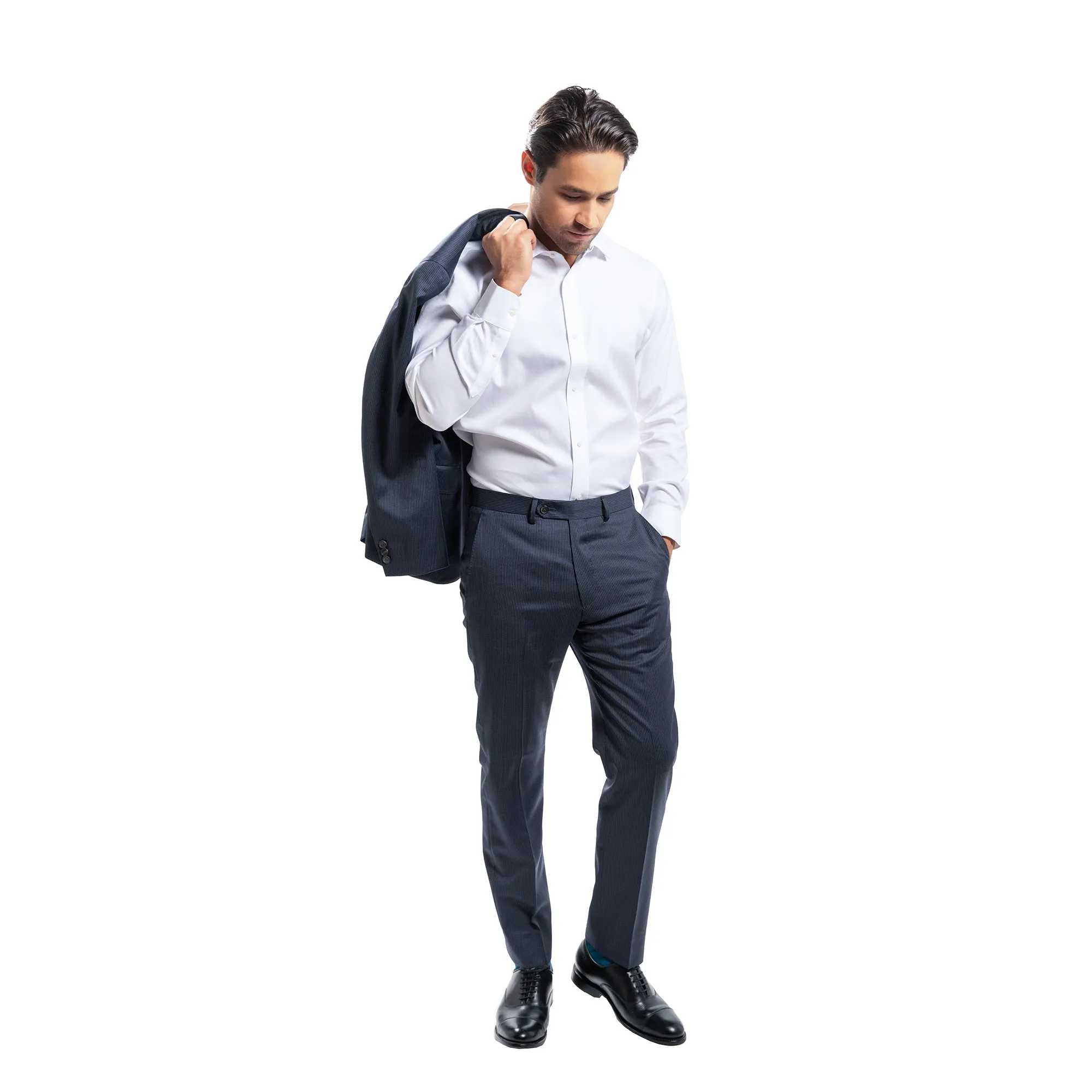 Essex Dress Pants - Navy Pinstripe
