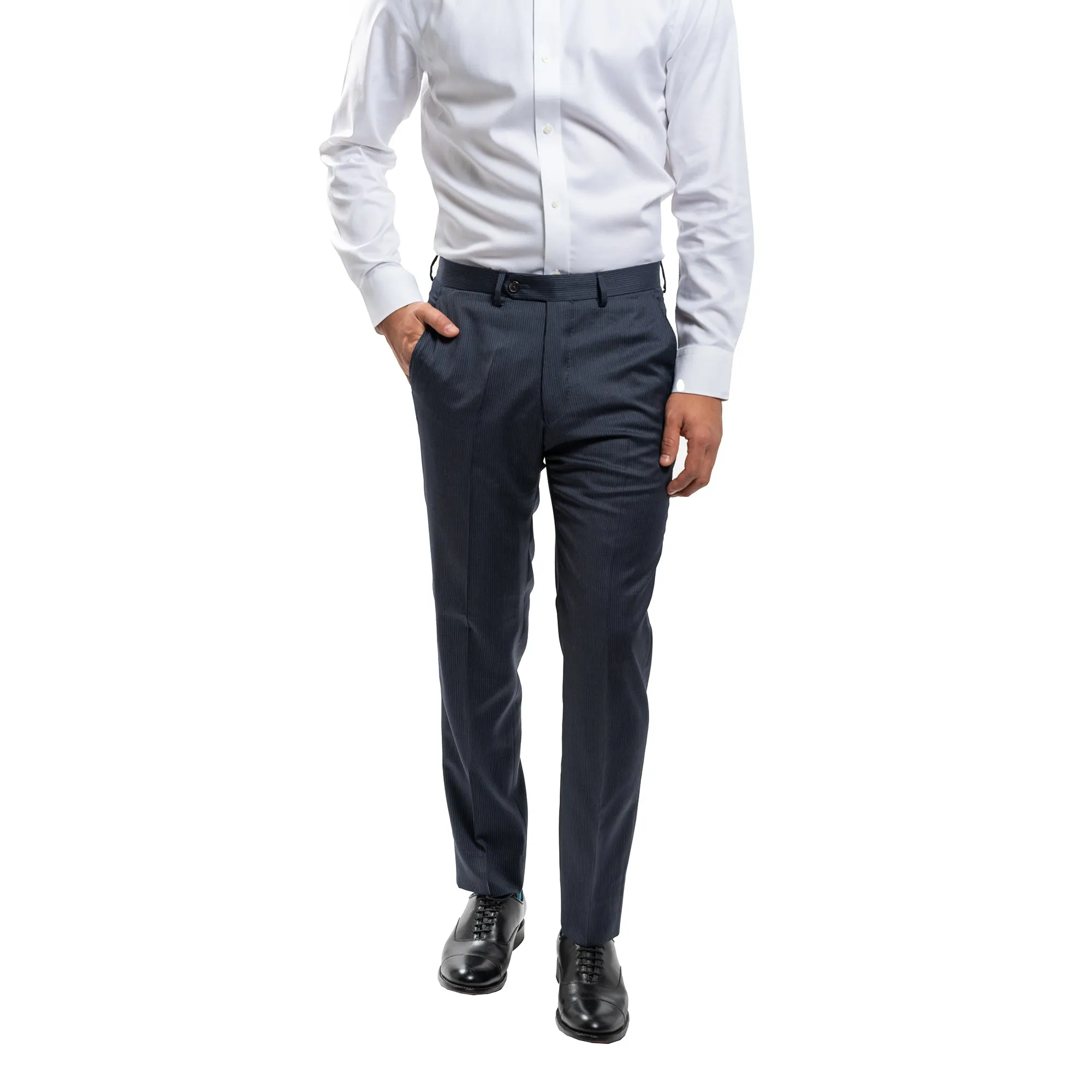 Essex Dress Pants - Navy Pinstripe