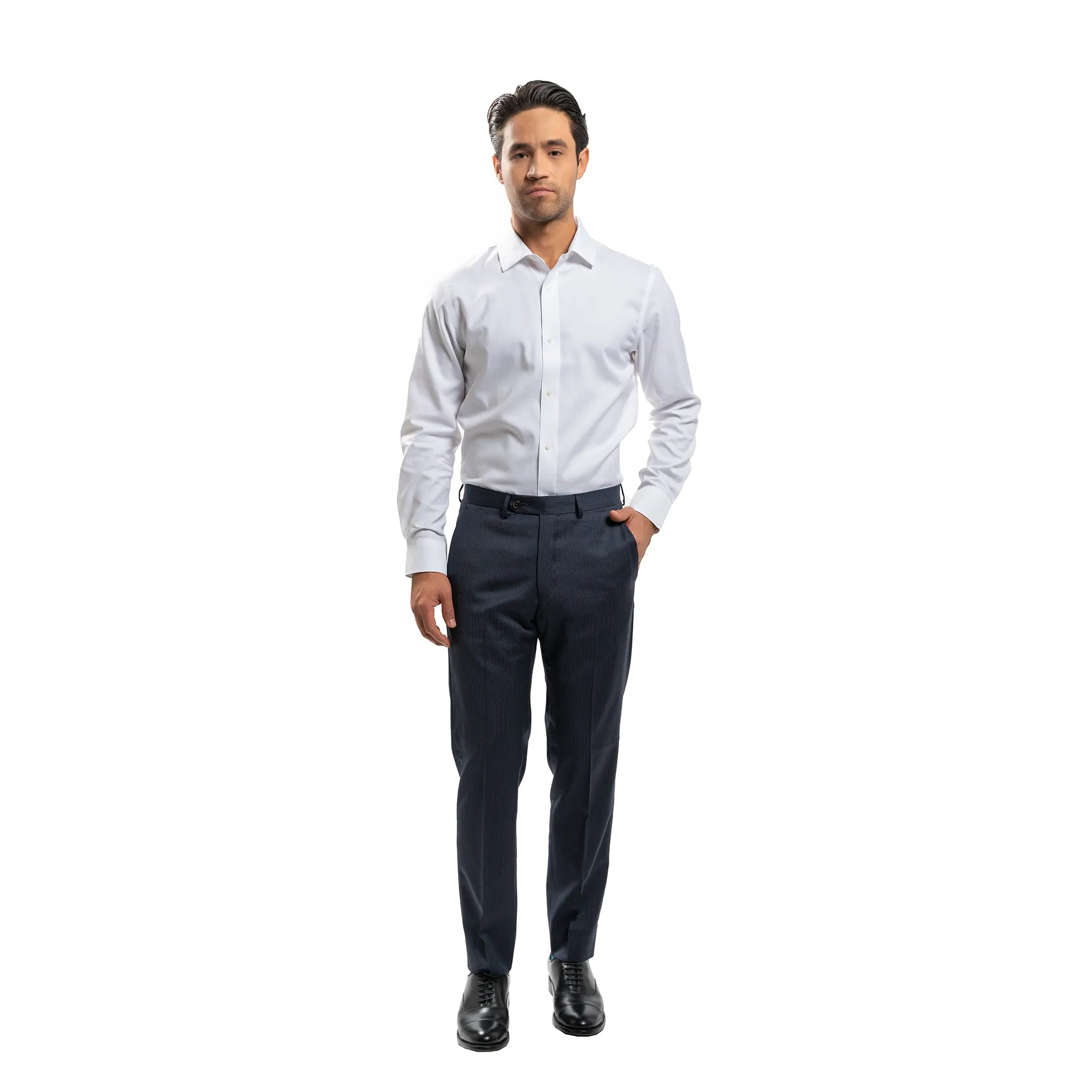 Essex Dress Pants - Navy Pinstripe