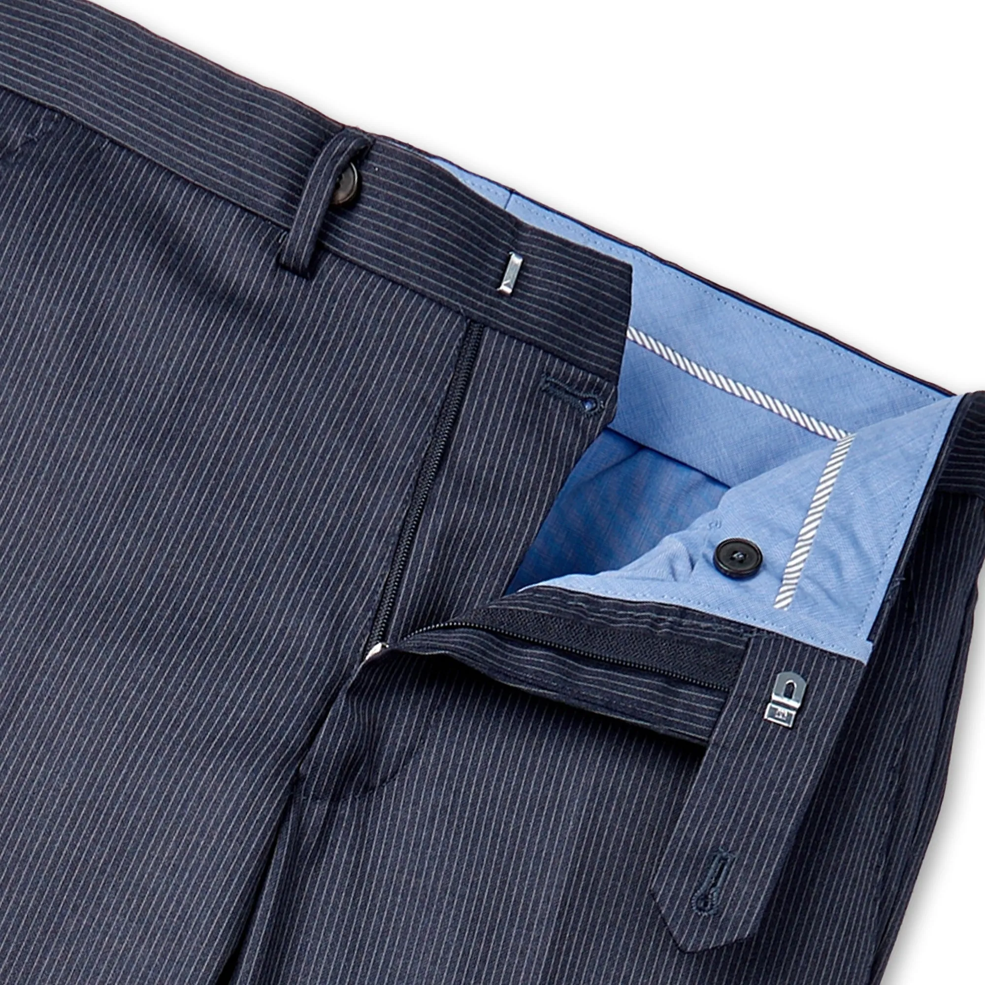 Essex Dress Pants - Navy Pinstripe