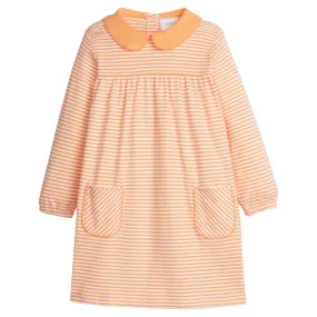 Evelyn Dress | Orange Stripe (2T, 4T, 4)