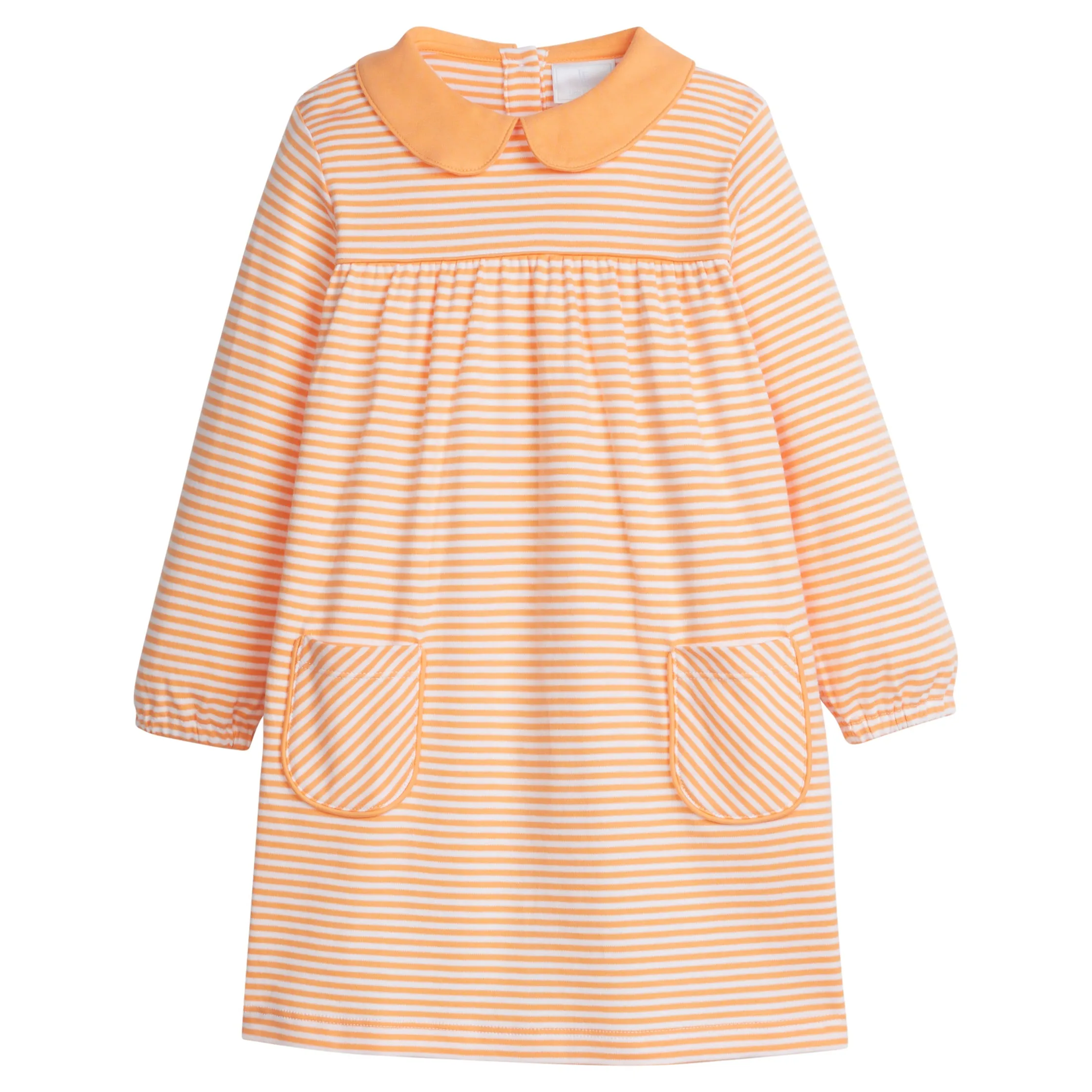 Evelyn Dress | Orange Stripe (2T, 4T, 4)