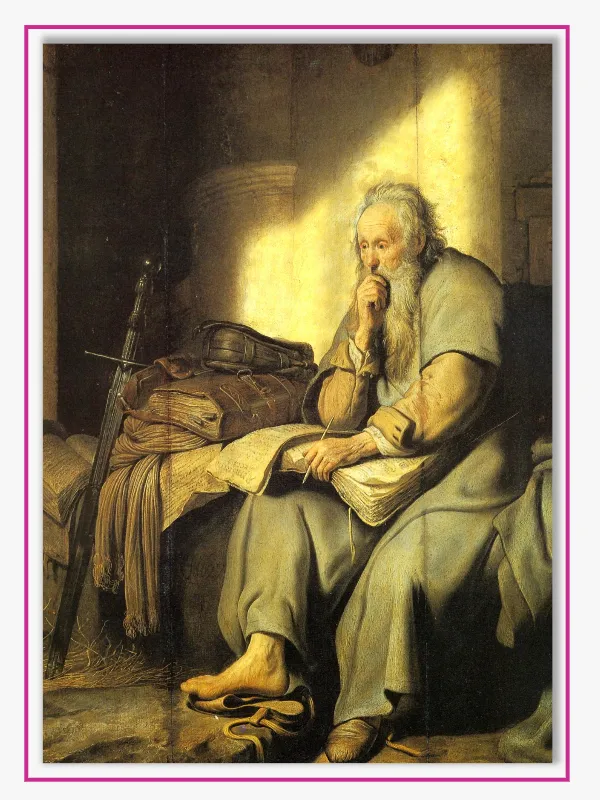 Famous Christian Oil Painting Past Card Collection - 12 Cards