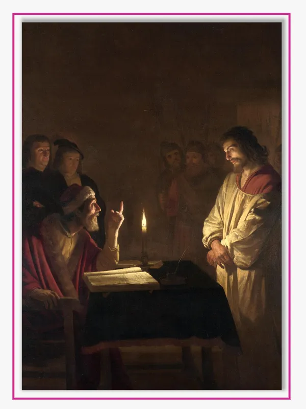 Famous Christian Oil Painting Past Card Collection - 12 Cards