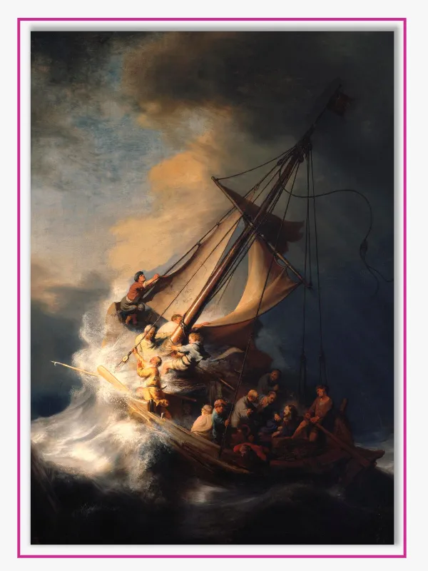 Famous Christian Oil Painting Past Card Collection - 12 Cards
