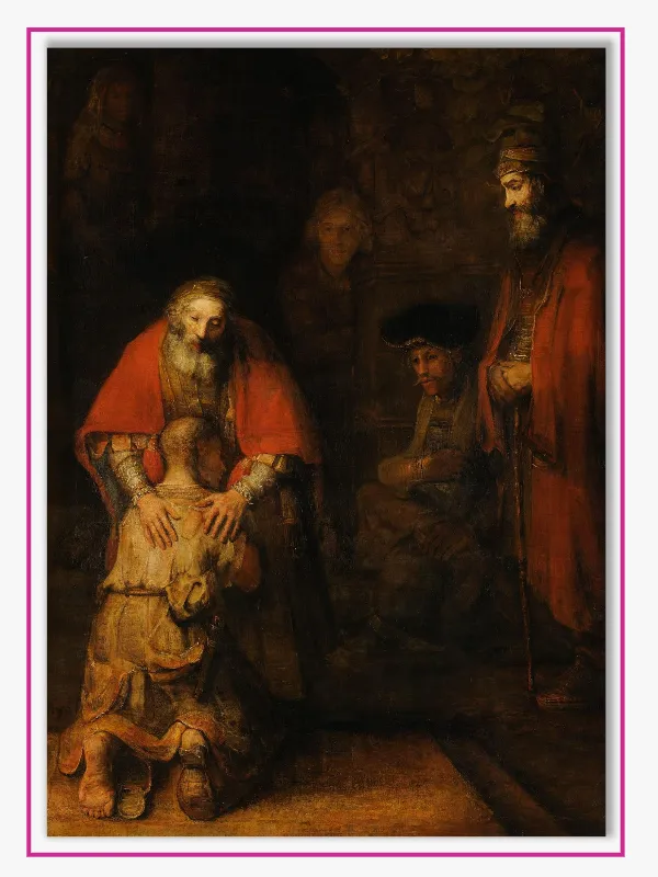 Famous Christian Oil Painting Past Card Collection - 12 Cards