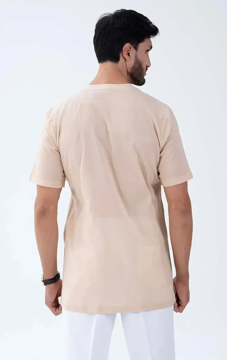 Gauzy Men's Summer Casual Cotton Top 005