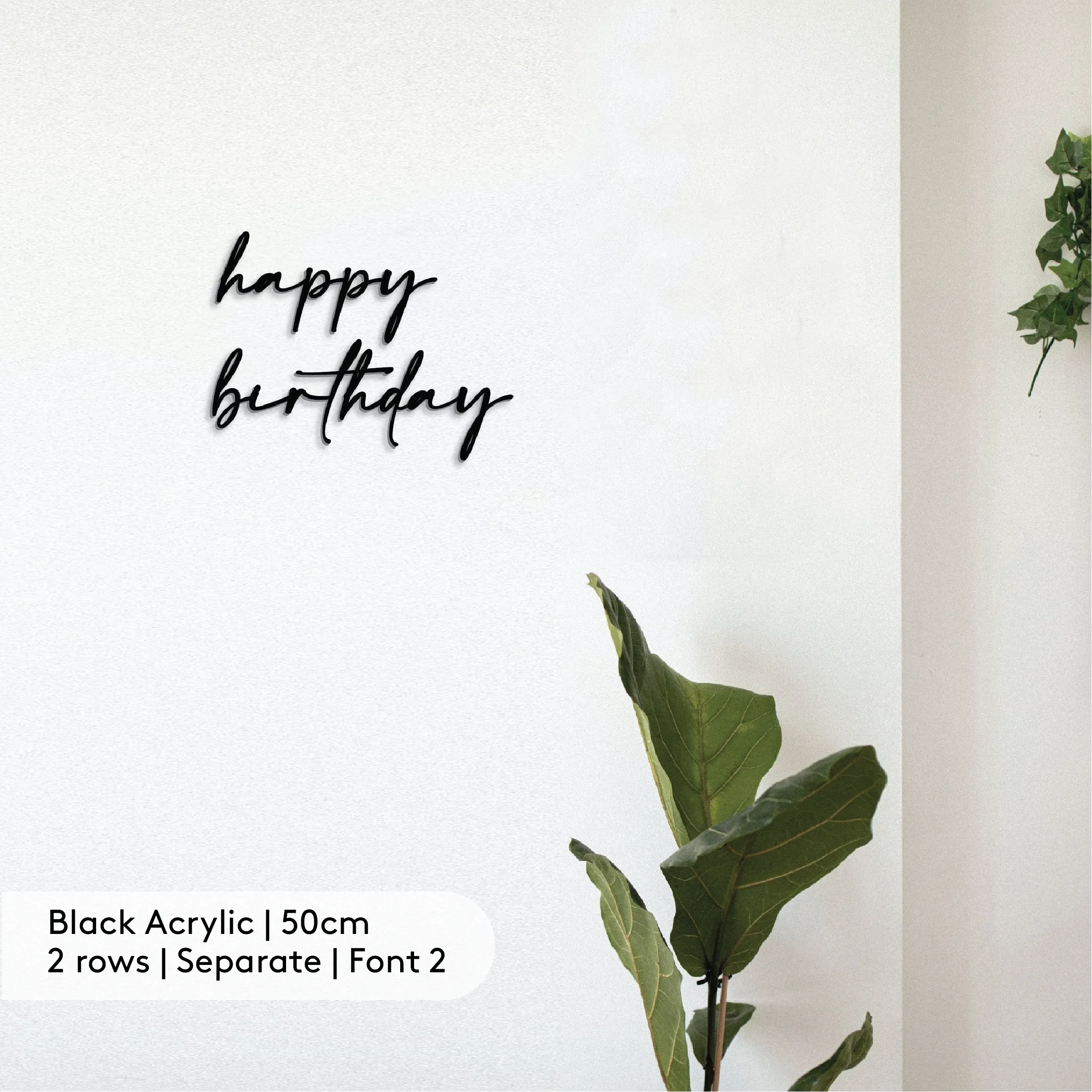 Personalized Happy Birthday Backdrop Signage for Celebrations - Customizable Party Decoration