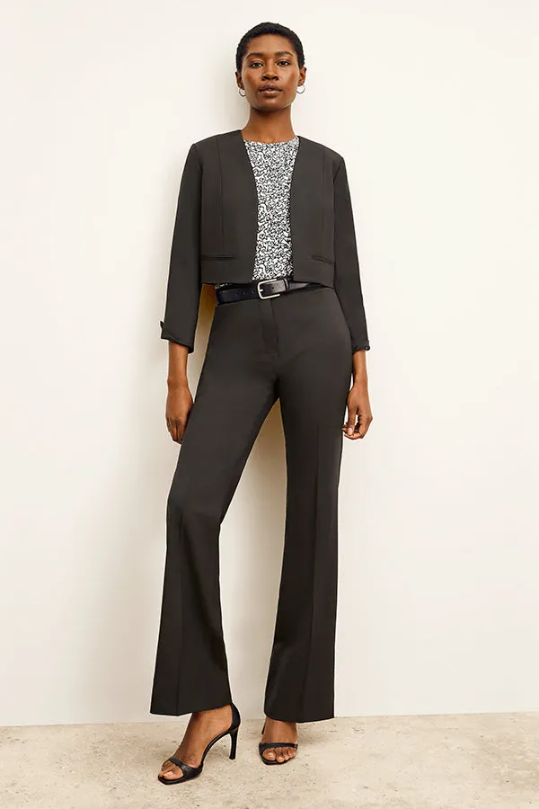 Horton Pant - Washable Wool Twill :: Black