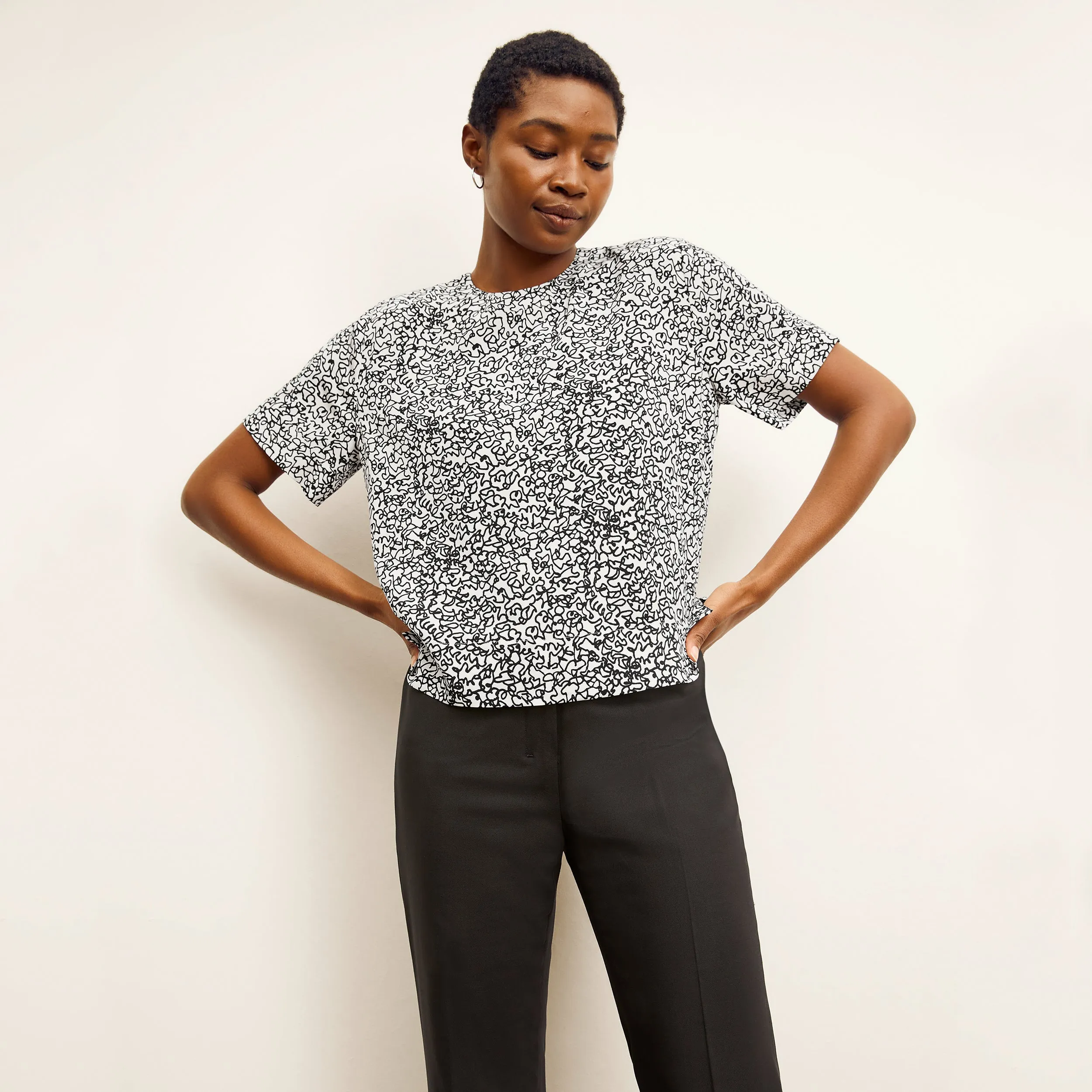 Horton Pant - Washable Wool Twill :: Black