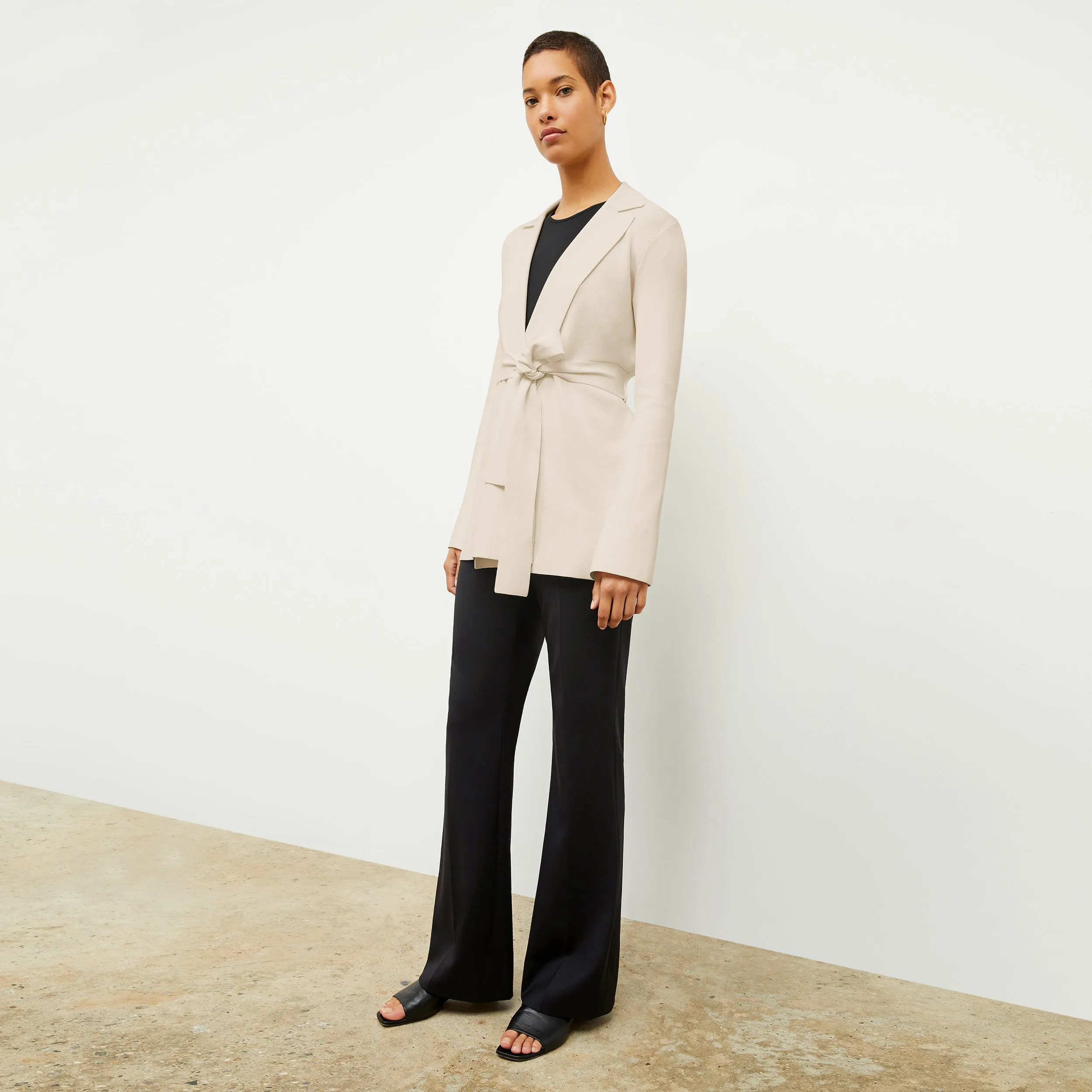 Horton Pant - Washable Wool Twill :: Black