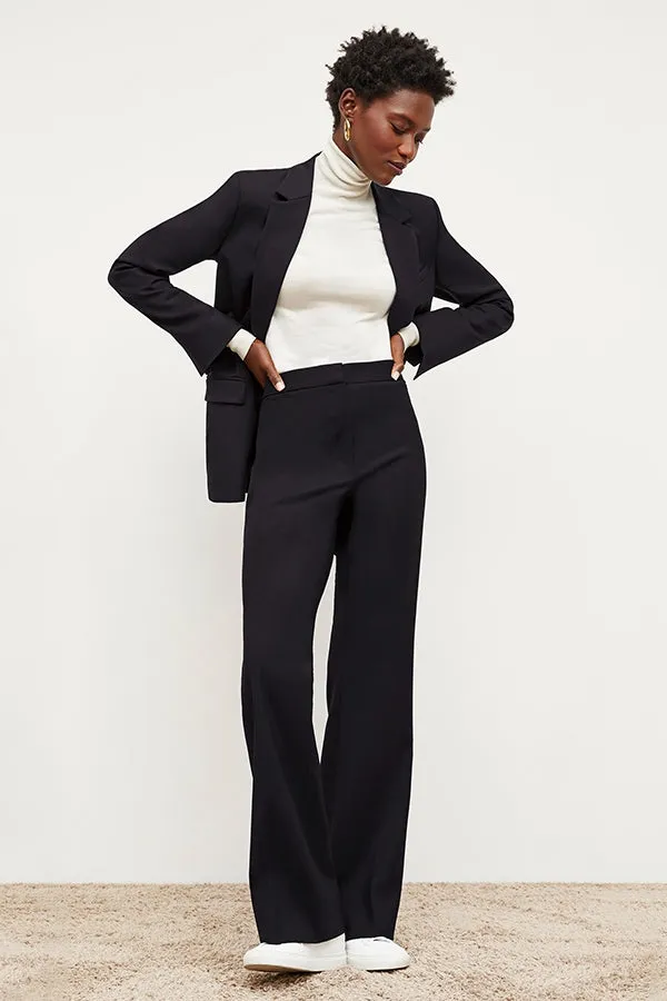 Horton Pant - Washable Wool Twill :: Black