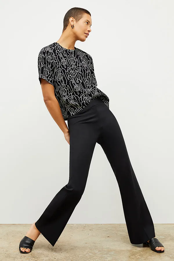 Horton Pant - Washable Wool Twill :: Black