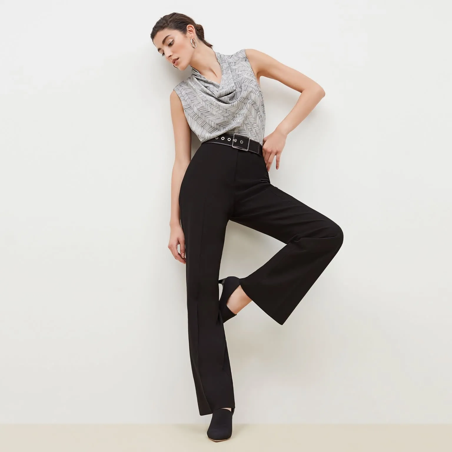 Horton Pant - Washable Wool Twill :: Black
