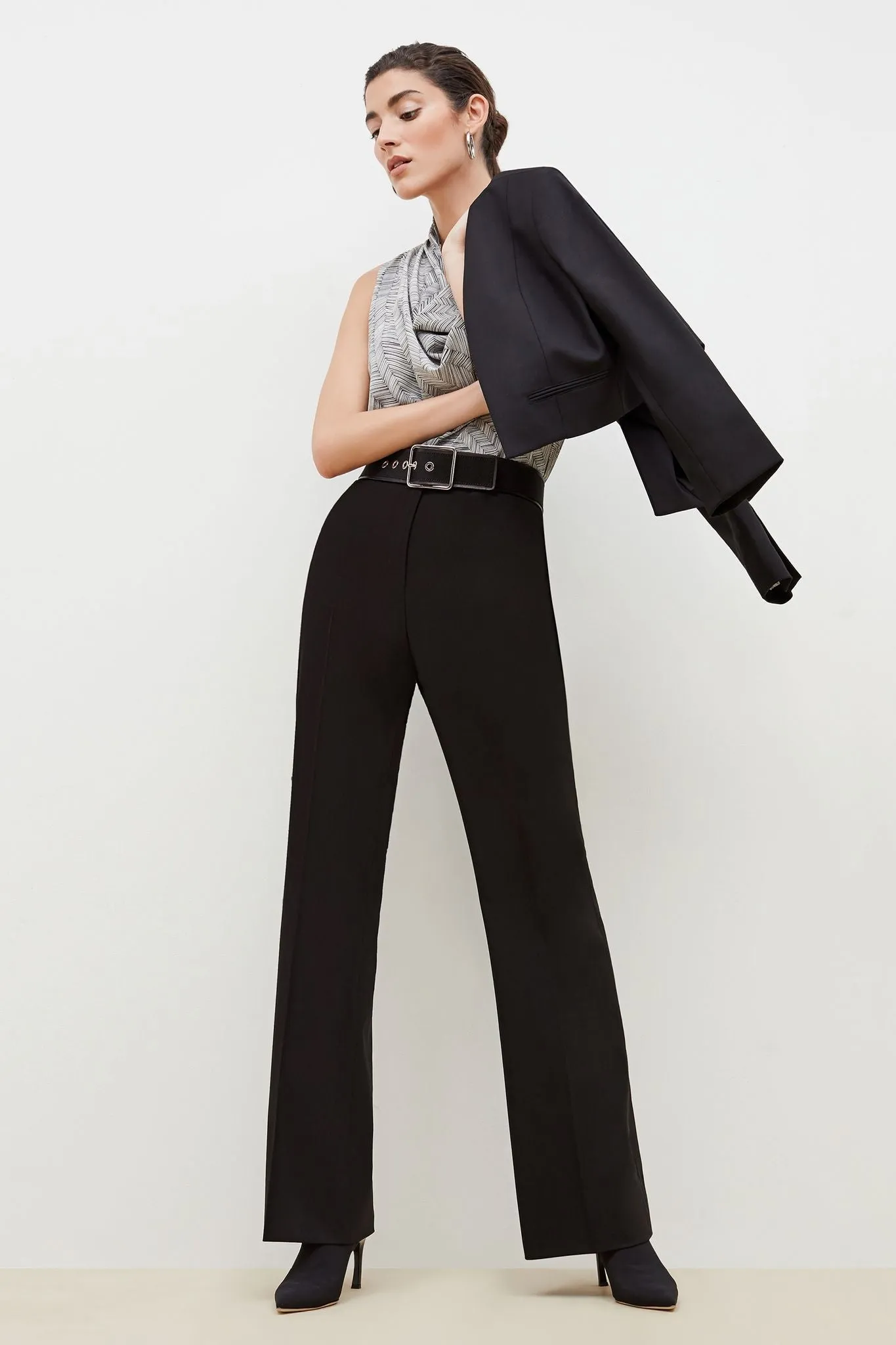 Horton Pant - Washable Wool Twill :: Black