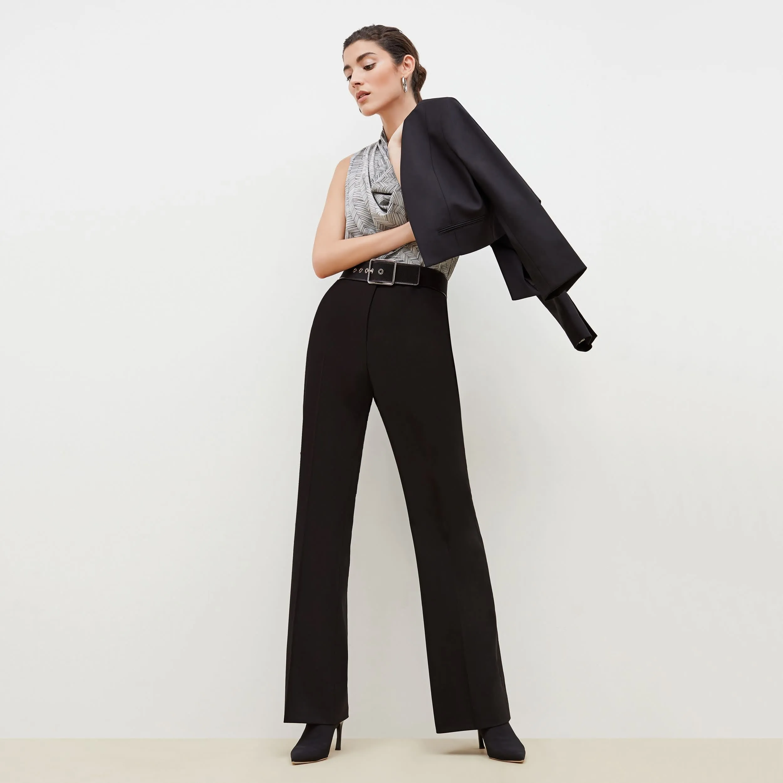 Horton Pant - Washable Wool Twill :: Black