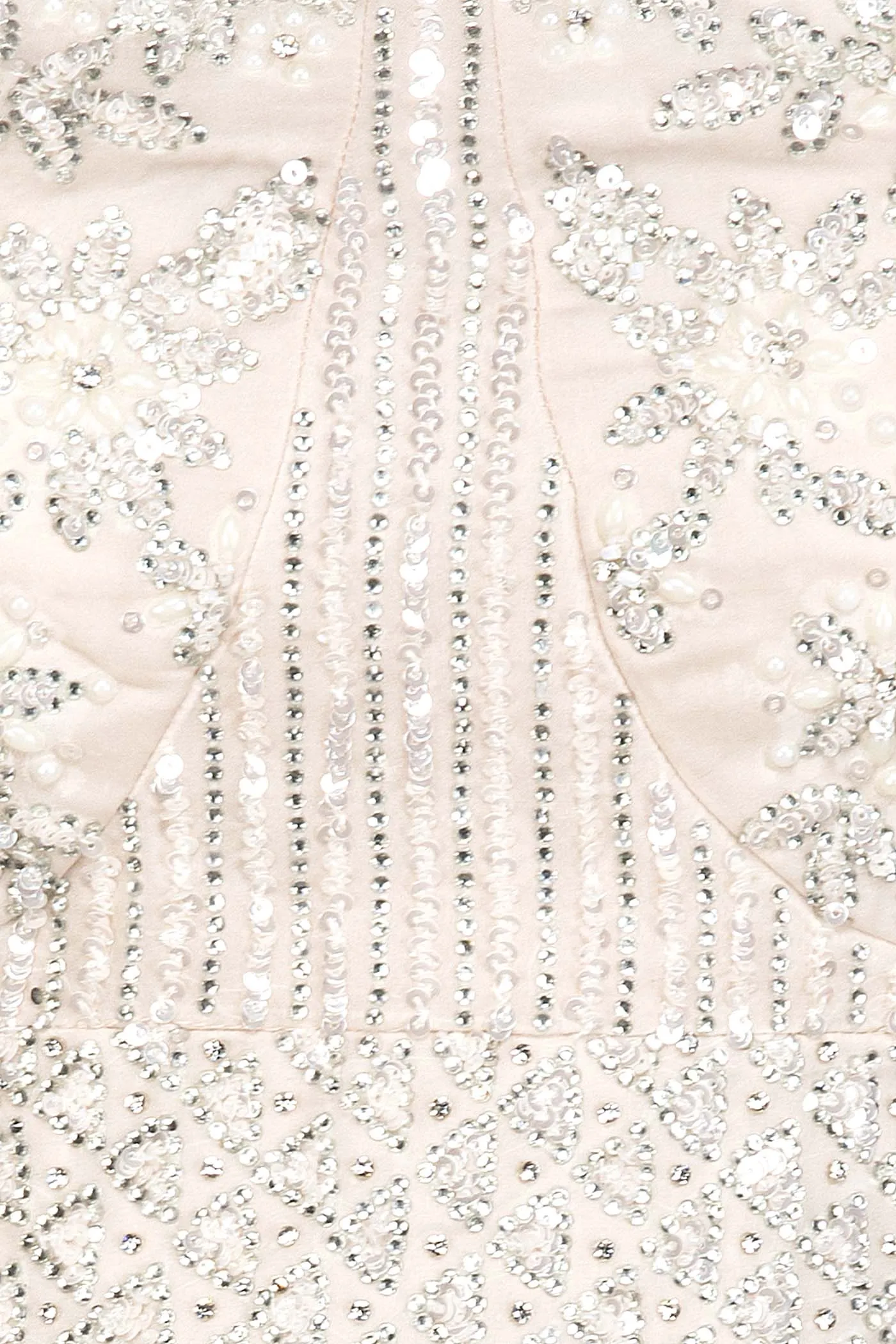 Ivory Colour Organza Lehenga Top With Silver Work And Net Dupatta