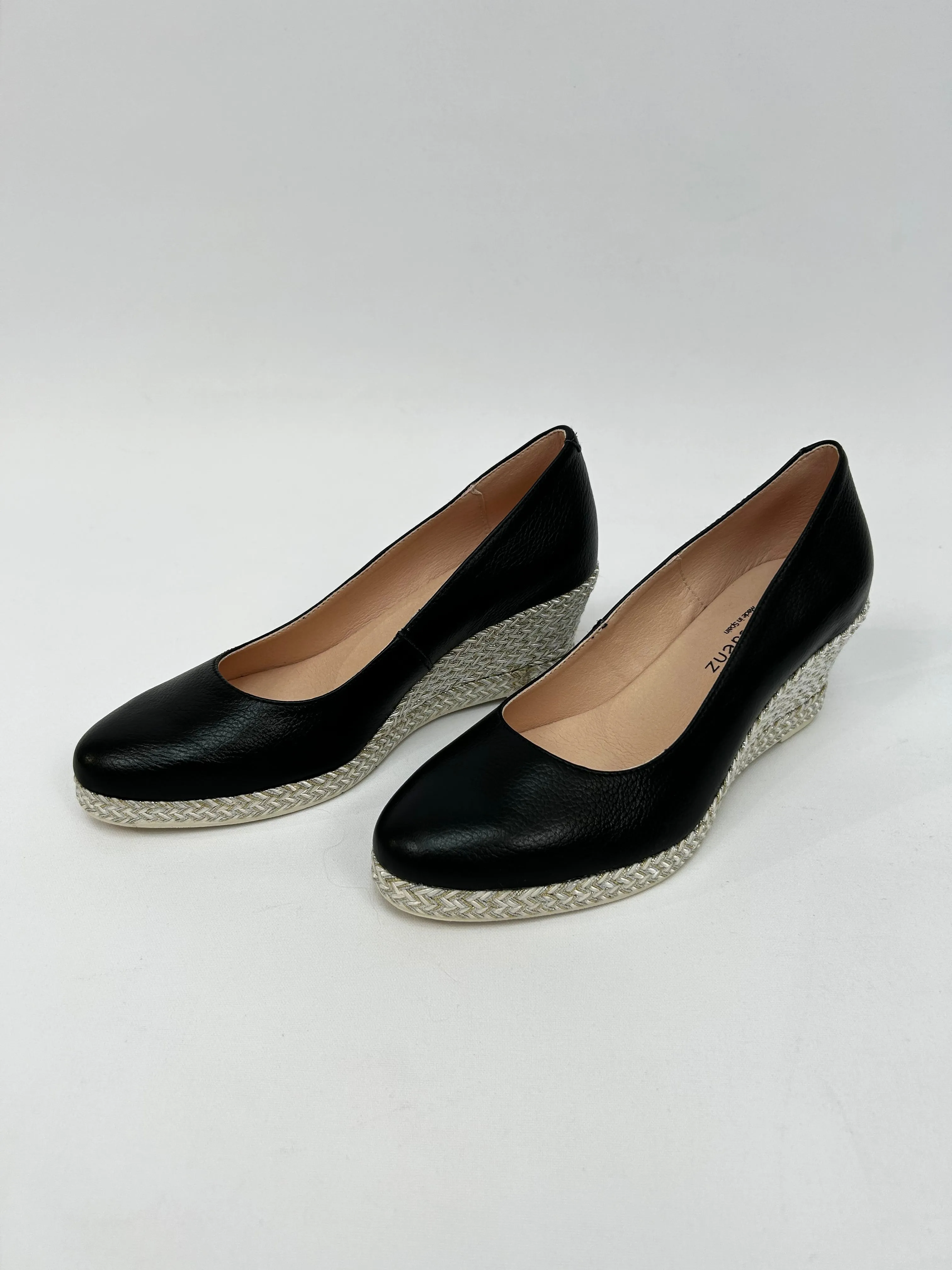 JOSE SAENZ Black Wedges