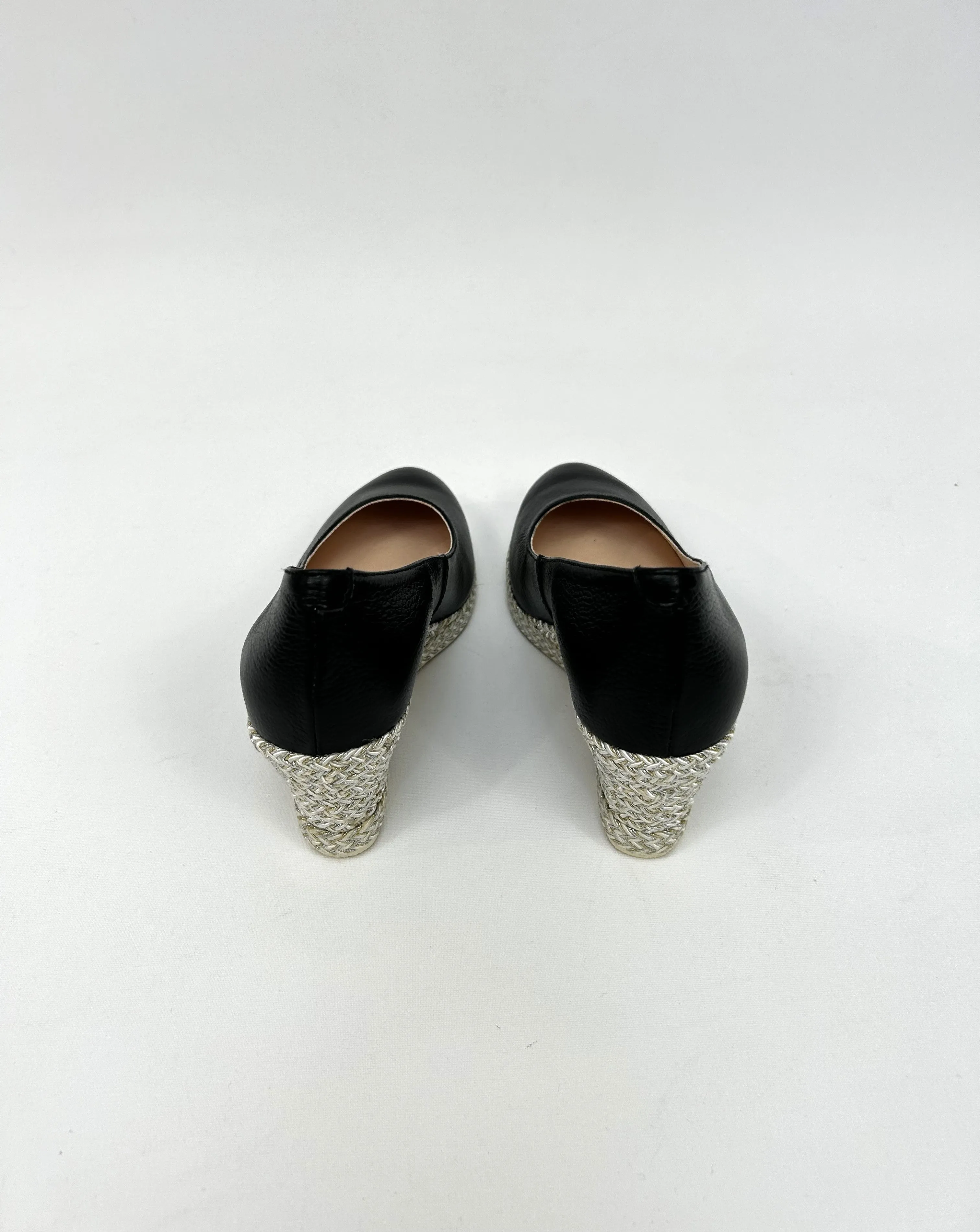 JOSE SAENZ Black Wedges