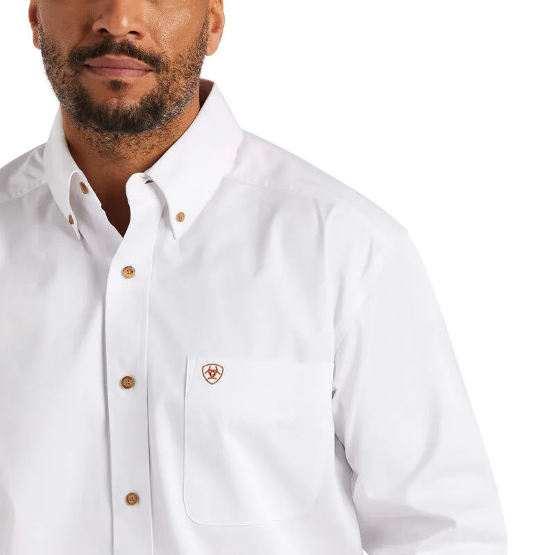 Men's Ariat Solid Twill Classic Fit Shirt - 10000502/10000503
