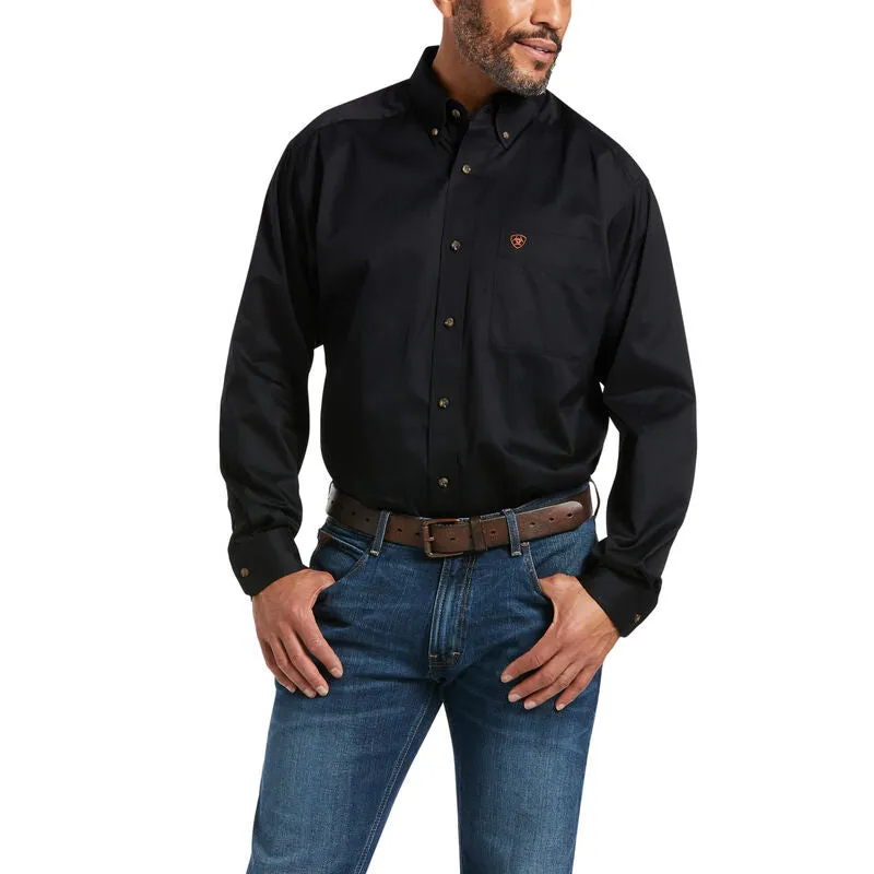 Men's Ariat Solid Twill Classic Fit Shirt - 10000502/10000503