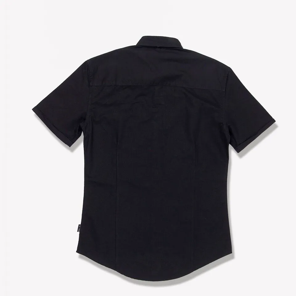 Men's Solid Shirt (Black)