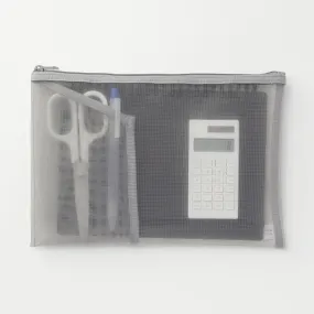 Nylon Mesh Pouch With Pocket - A5