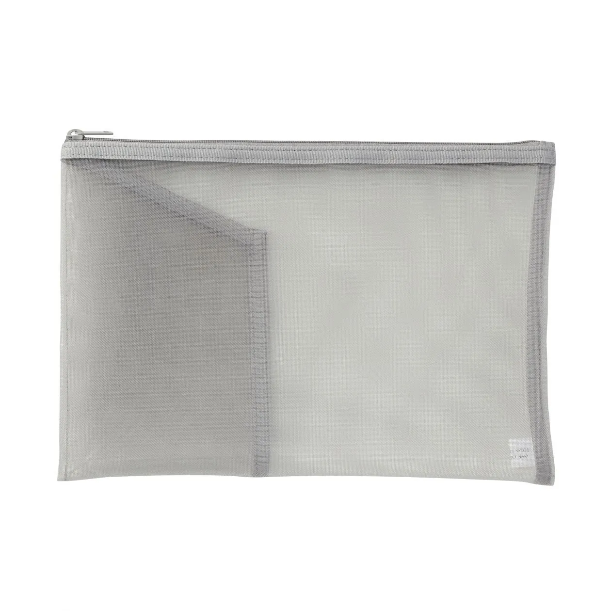 Nylon Mesh Pouch With Pocket - A5