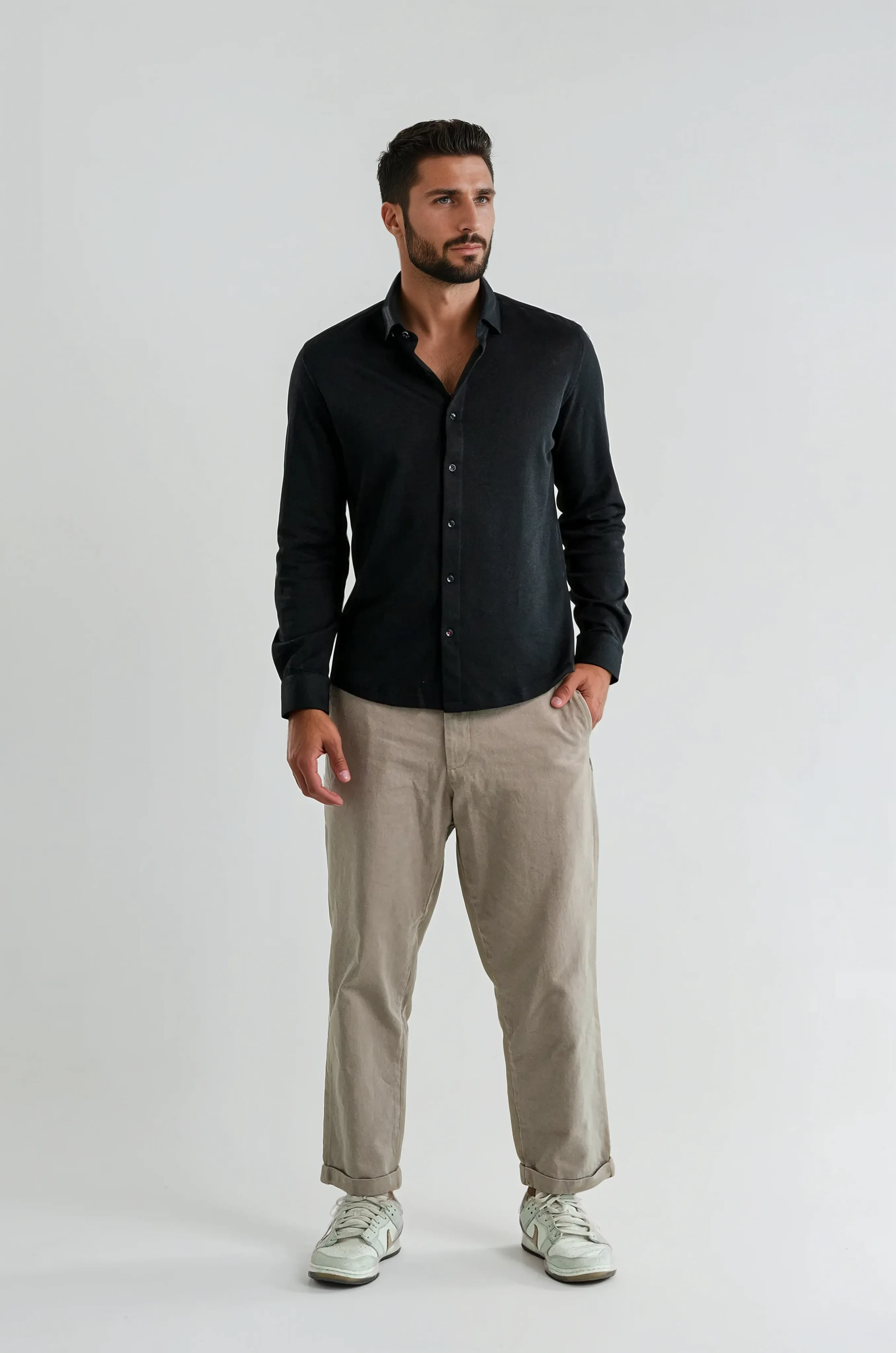 ORIGIN – Black Long Sleeve Shirt