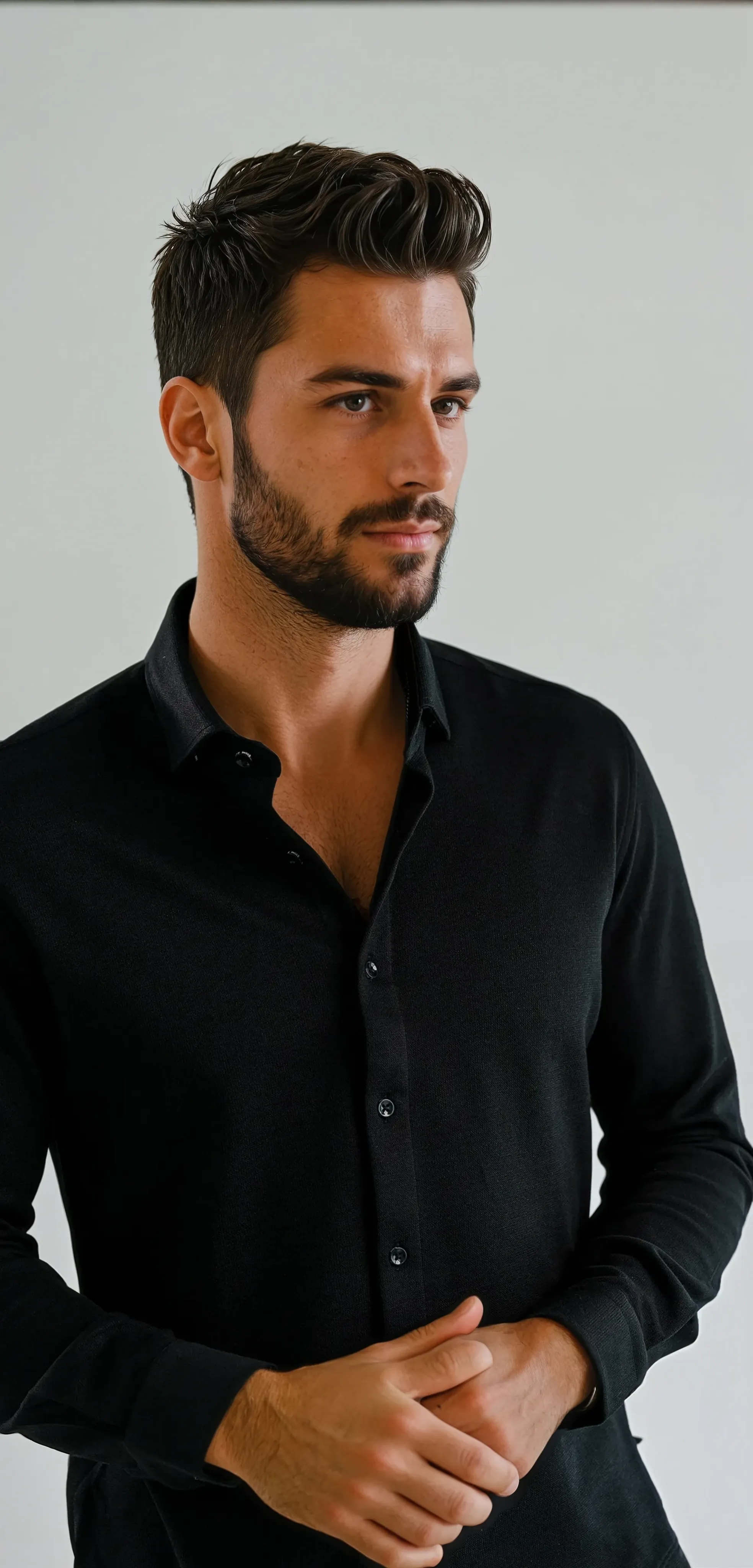 ORIGIN – Black Long Sleeve Shirt