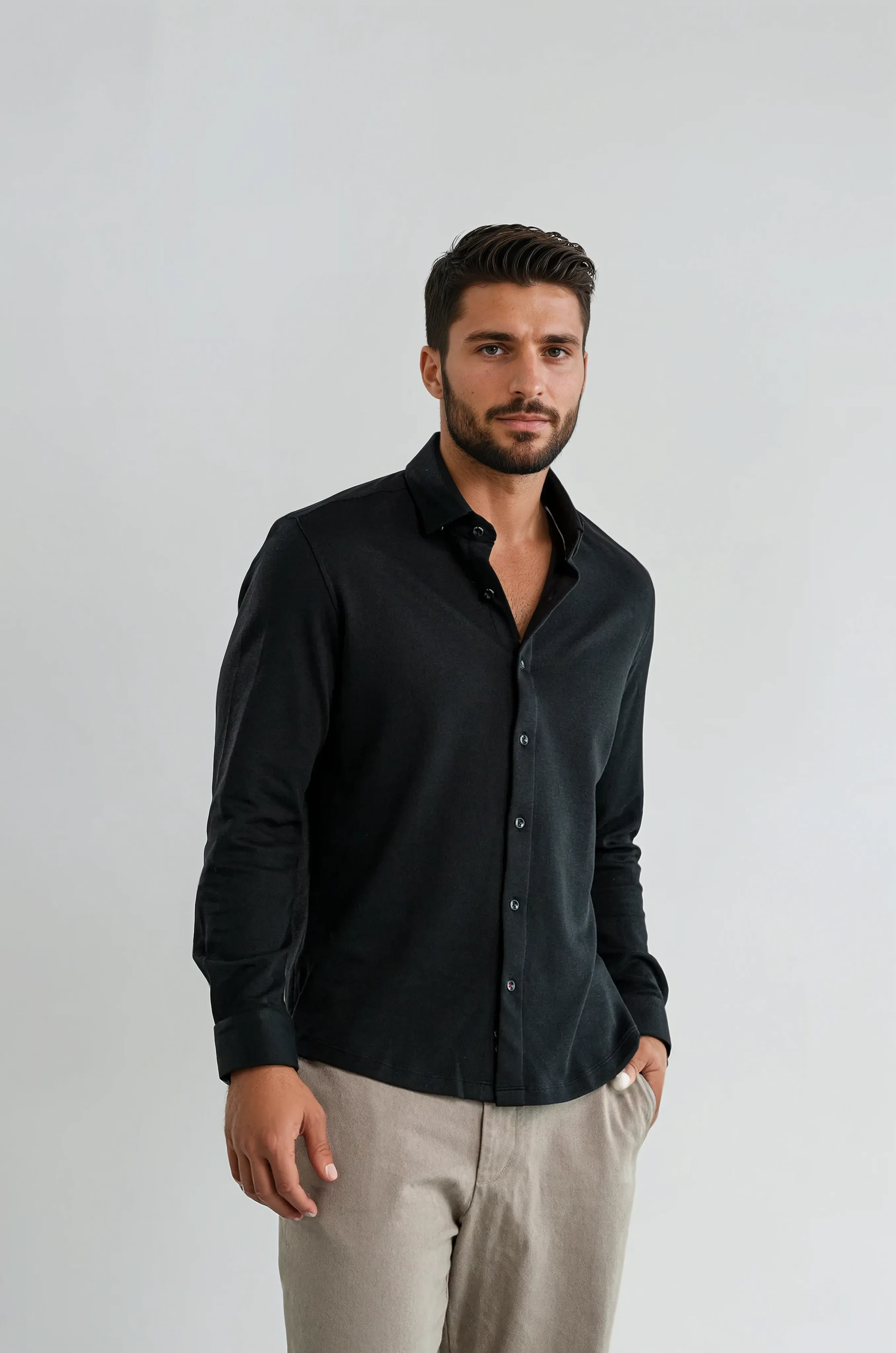 ORIGIN – Black Long Sleeve Shirt